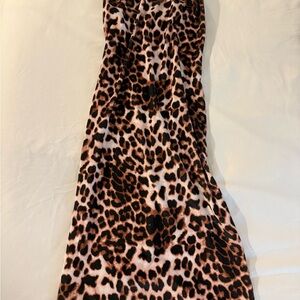 Leopard Print Maxi Dress